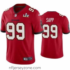 Luxurious Warren Sapp Buccaneers Red Super Bowl Lv Vapor Limited Jersey