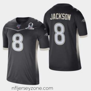Superior Men's Baltimore Ravens #8 Lamar Jackson 2020 AFC Pro Bowl Game Jersey