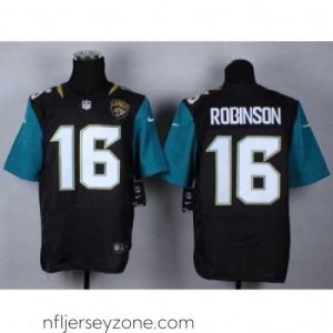 Top grade Nike Jacksonville Jaguars 16 Denard Robinson black Elite NFL Jersey
