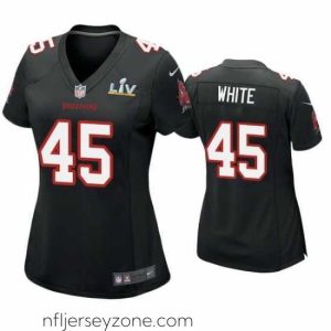 Superior Devin White Buccaneers Black Super Bowl Lv Game Fashion Jersey