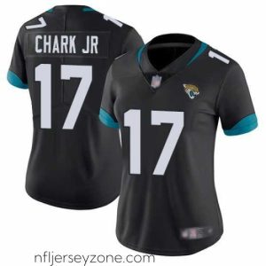 Luxurious Jaguars 17 DJ Chark Jr Black Team Color Stitched Football Vapor Untouchable Limited Jersey