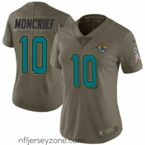 Luxurious Nike Donte Moncrief Jacksonville Jaguars Limited Green 2017 Salute to Service Jersey