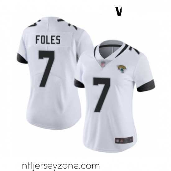 Unparalleled Womens Jacksonville Jaguars 7 Nick Foles White Vapor Untouchable Limited Player Football Jersey
