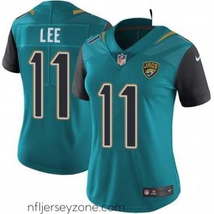High end Womens Nike Jacksonville Jaguars 11 Marqise Lee Teal Green Team Color Vapor Untouchable Limited Player NFL Jersey