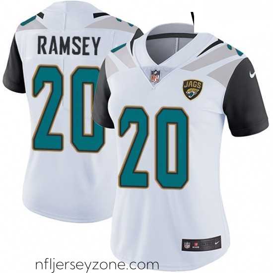 Unparalleled Womens Nike Jacksonville Jaguars 20 Jalen Ramsey White Vapor Untouchable Limited Player NFL Jersey